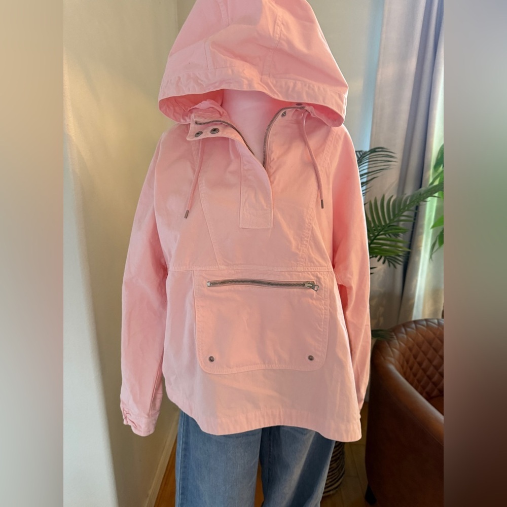 American Eagle Outfitters Light Pink Half Zip Pullover Jacket
